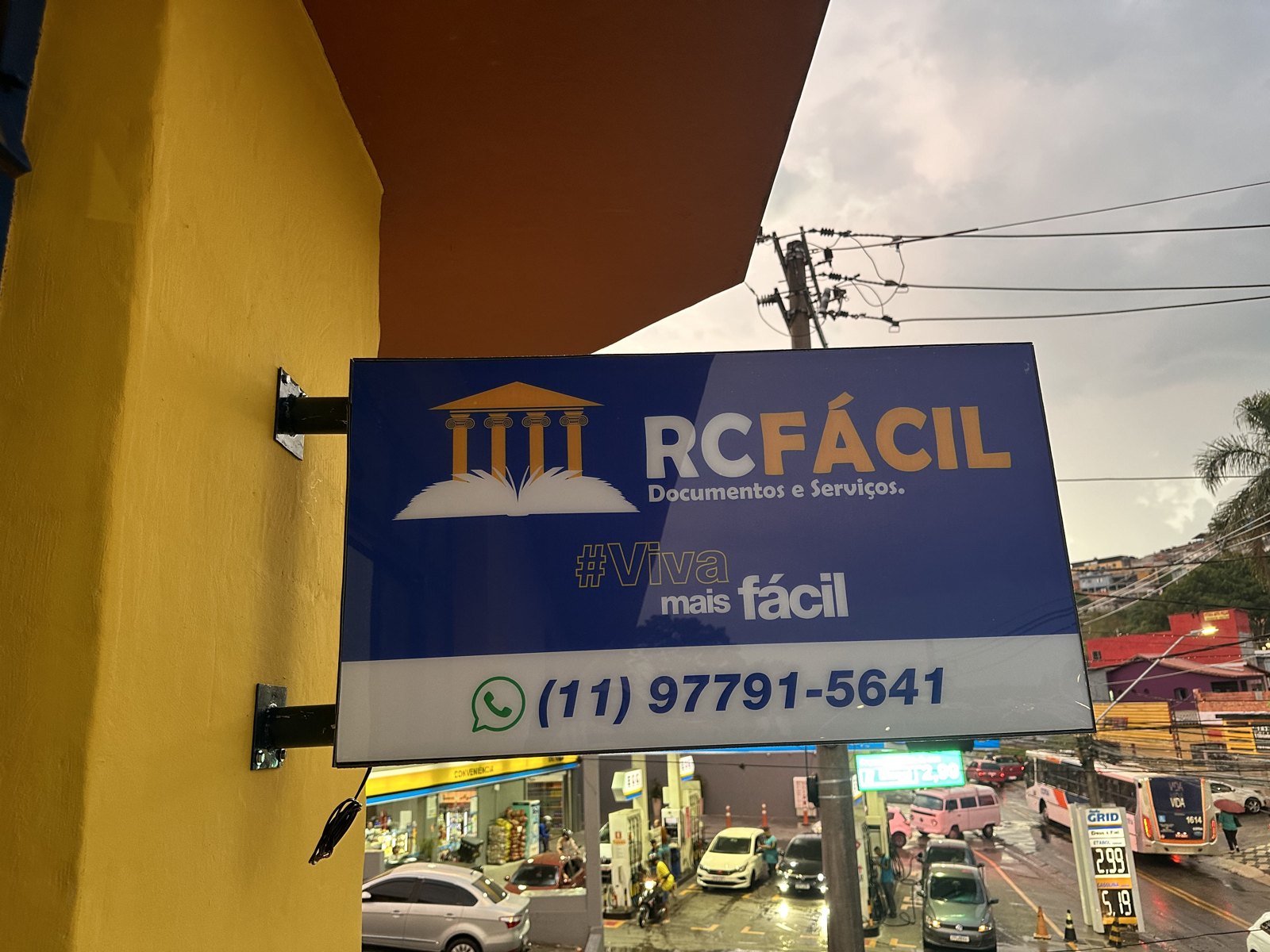 Letreiro em ACM